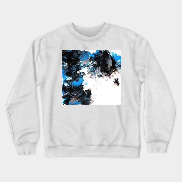 The Martian Chronicles Fluid Art Crewneck Sweatshirt by Stacey-Design